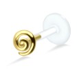 Spiral Shaped Labrets Push-in LA-1024